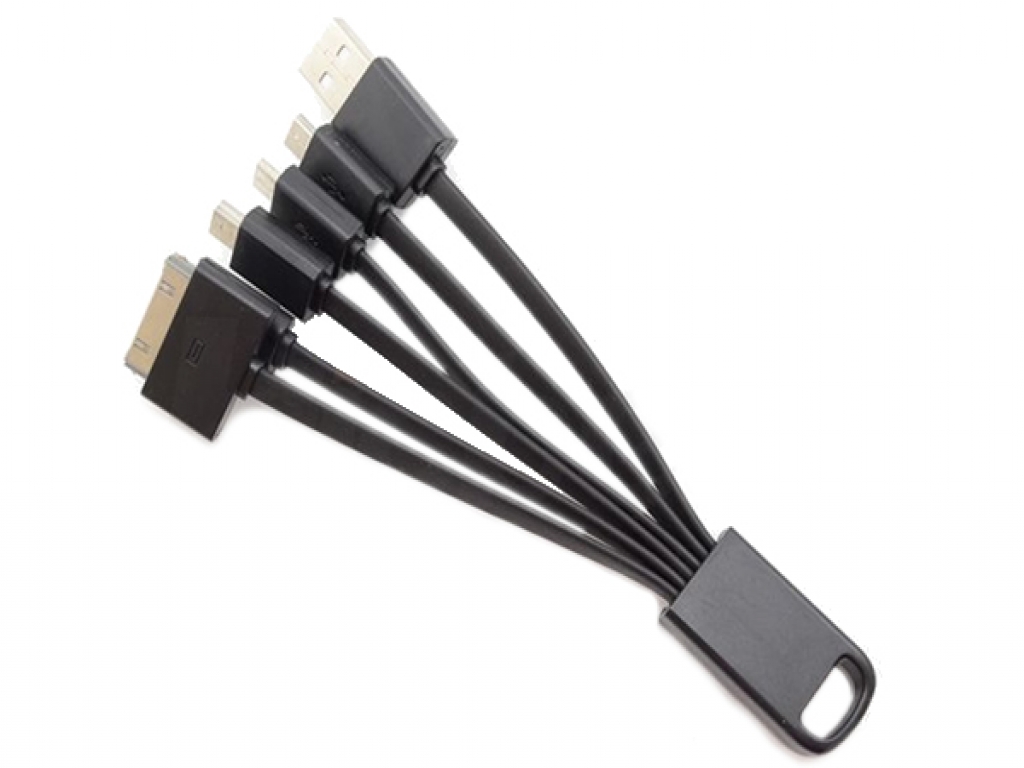 Verst verlichten Lengtegraad Universele 5-in-1 USB Oplaadkabel | USB Kabel |123BestDeal