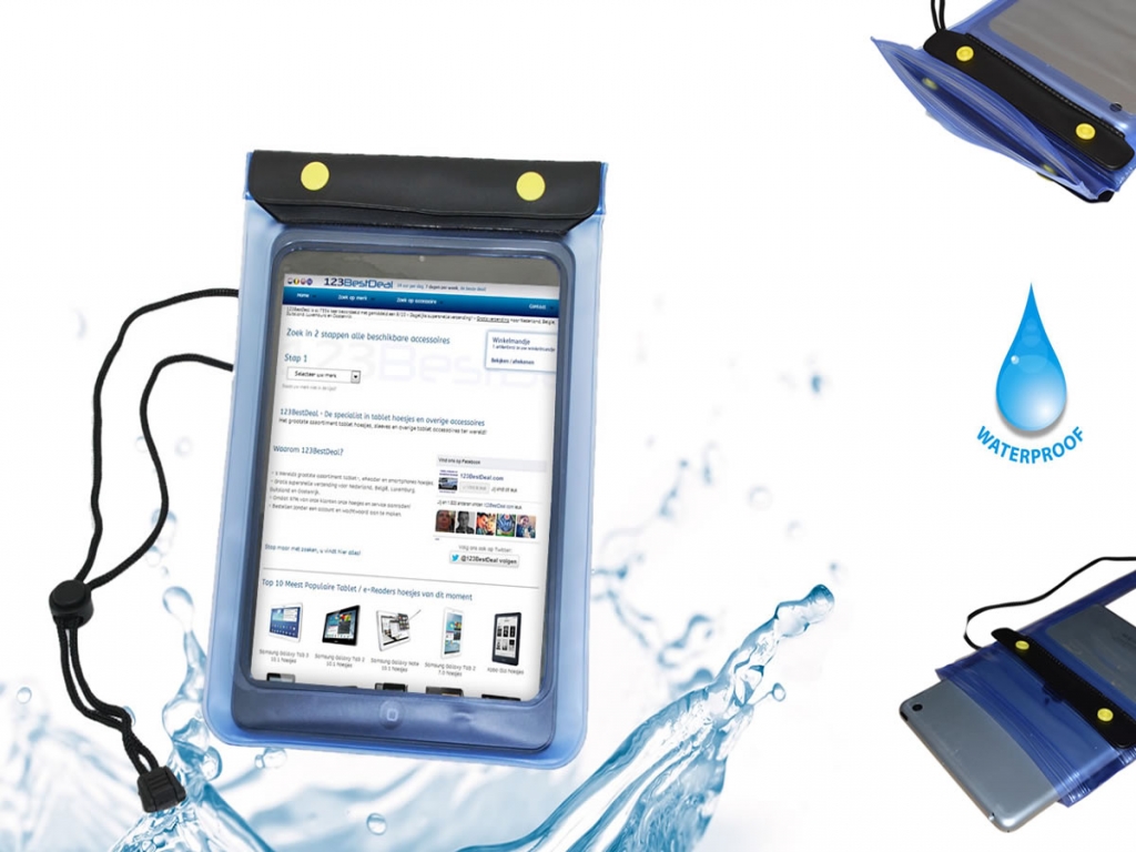 Coöperatie Neem een ​​bad Assimileren Waterdichte hoes voor Tablet of e-Reader kopen? -123BestDeal
