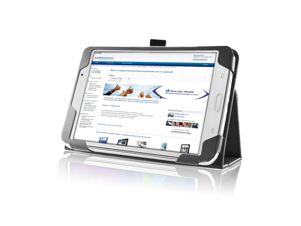 Aardrijkskunde prototype Gymnast Book Case met Stand voor Samsung Galaxy Tab 4 7.0 / Nook kopen?