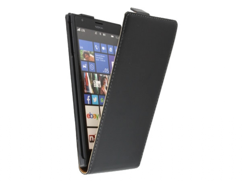 Nokia Lumia 1520 lederen Flip Case kopen? | 123BestDeal