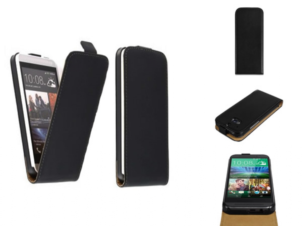 Jaarlijks ondergronds Matron HTC One Mini 2 leren Flip Case kopen? | 123BestDeal