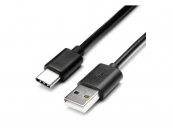 Male USB A 2.0 naar Male USB C Oplaadkabel 