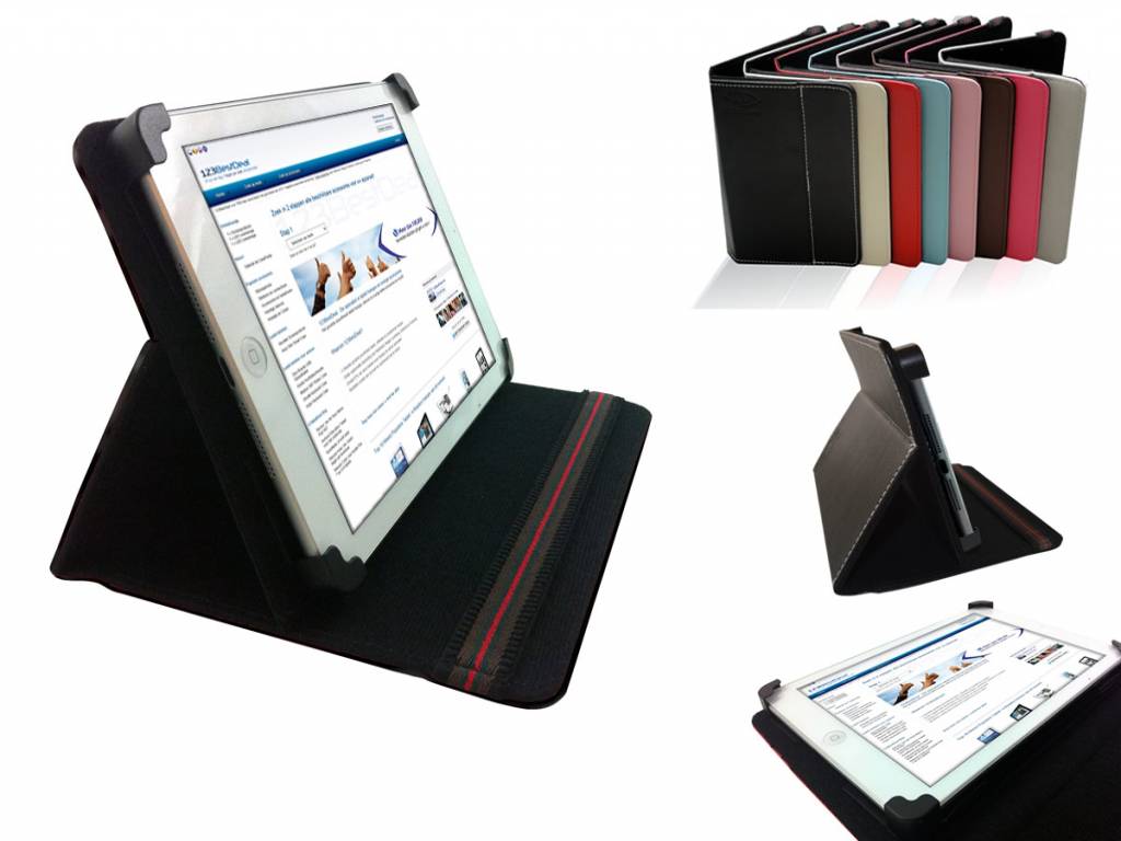 Scherm naald waterstof Unieke 9 inch Tablet Hoes | Multi-stand Cover | Universeel