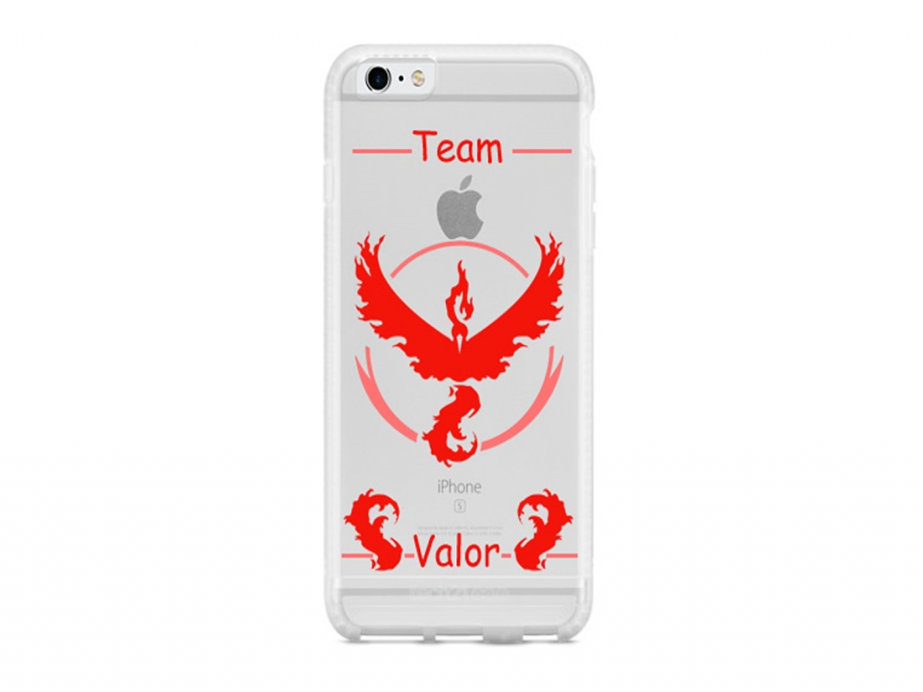 Leuk vinden Mand censuur iPhone 5/5S/SE TPU Case Pokemon Go Team Valor kopen? | 123BestDeal