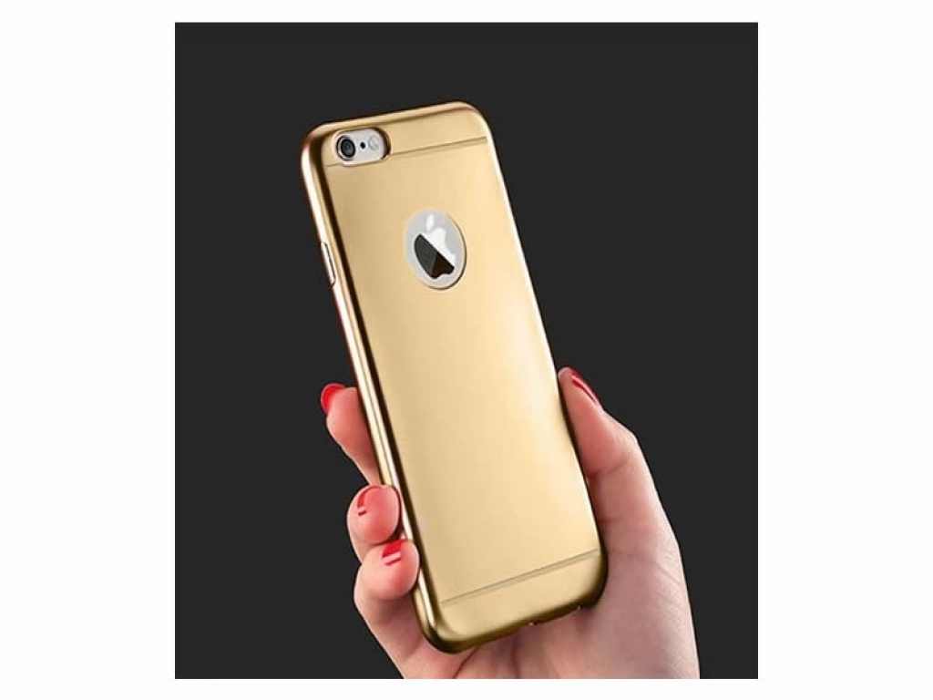 Flexibele Soft Case voor de Iphone 5/5S/SE, Mat Goud