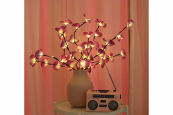 Kunstbloemen, LED Decoratie, Kunst orchideeën (Roze/Paars)