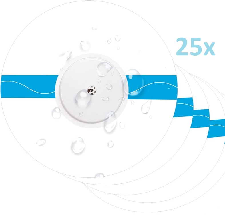 Freestyle Libre sensor pleisters transparant fixtape waterdicht en huidvriendelijk 25 stuks