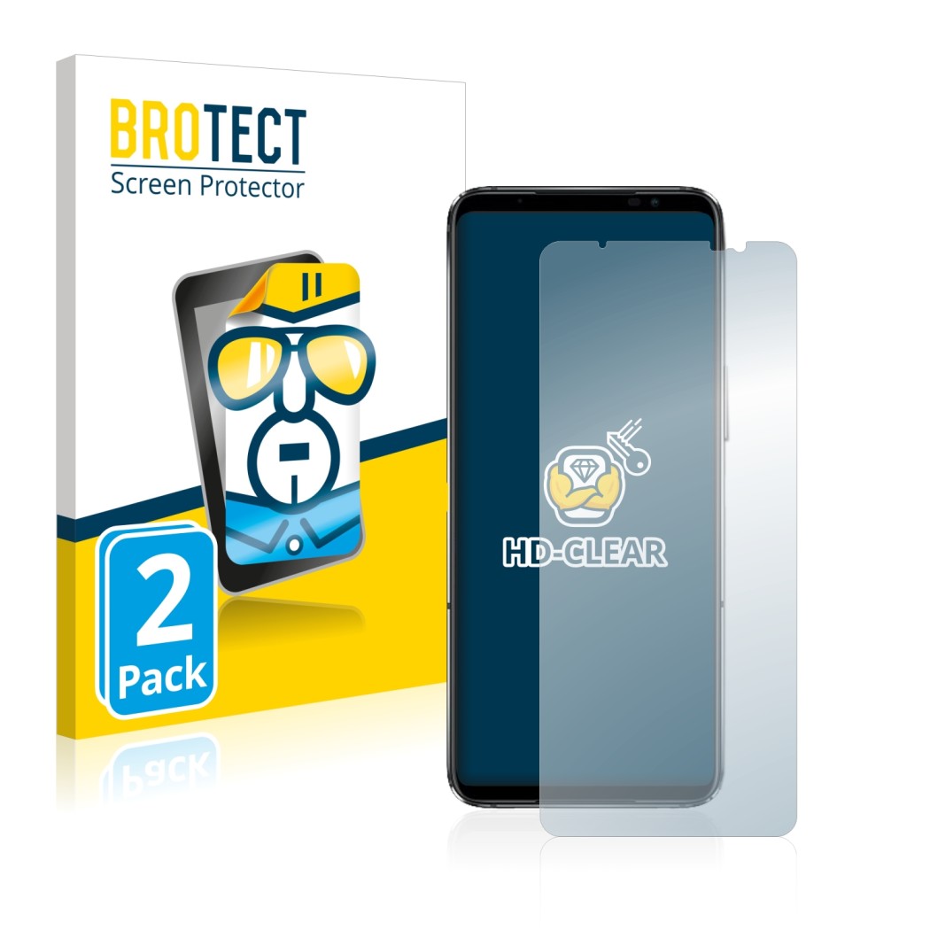 2x Screenprotector Asus ROG Phone 6D Ultimate kopen? 123BestDeal