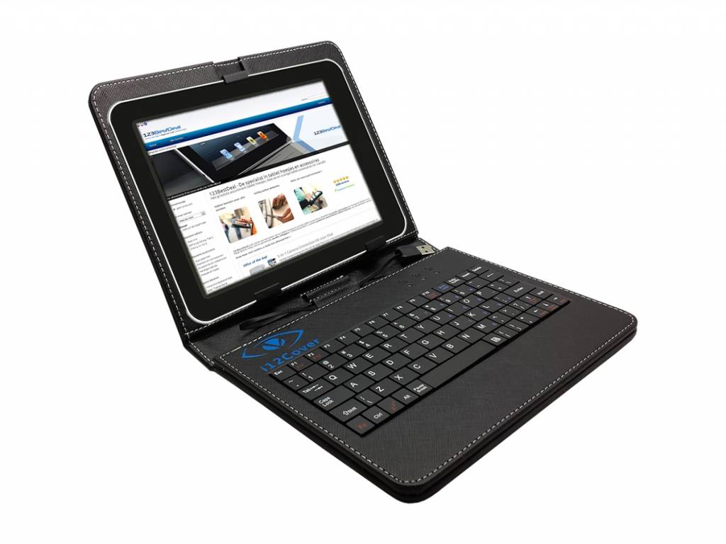 Smash Grootte Legacy Keyboard Case | Geschikt voor een 8 inch Tablet | Zwart