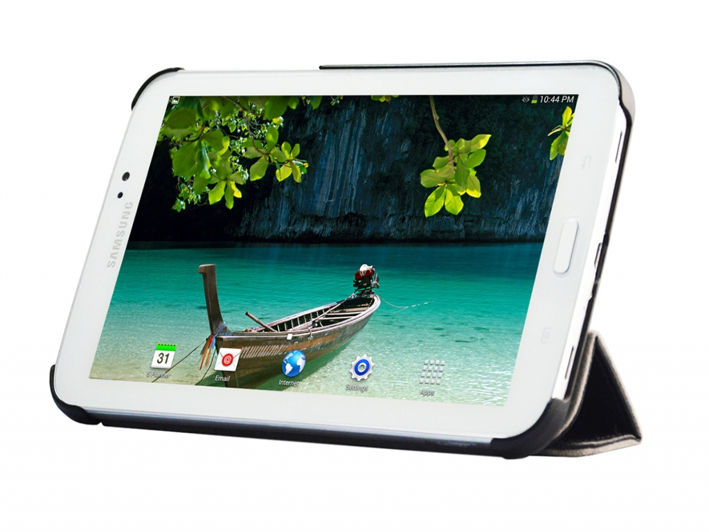 pot oppervlakte Gedwongen Samsung Galaxy Tab 3 7.0 / Kids Slim Smart Case Cover Hoesje